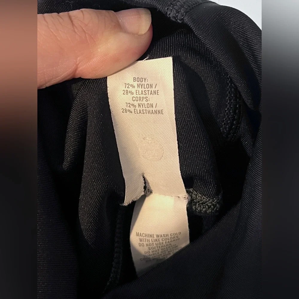 Aerie Offline Goals 7/8 High-Rise Leggings Black Gray Size XL‎ - Picture 8 of 8